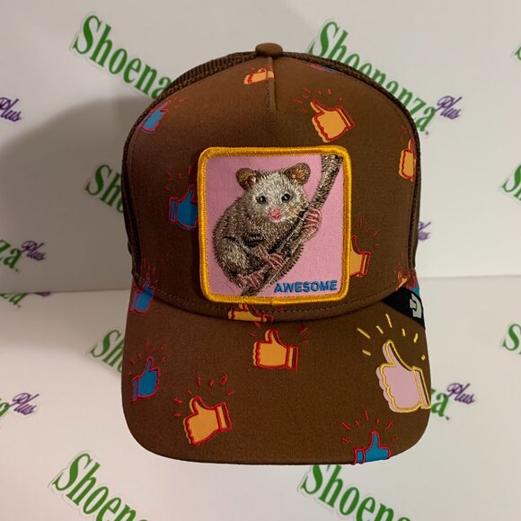 Goorin Bros Friday Drop Oops All Thumbs Up Awesome Possum Opossum Brail Hat Cap - Picture 2 of 8